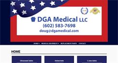 Desktop Screenshot of dgamedical.com